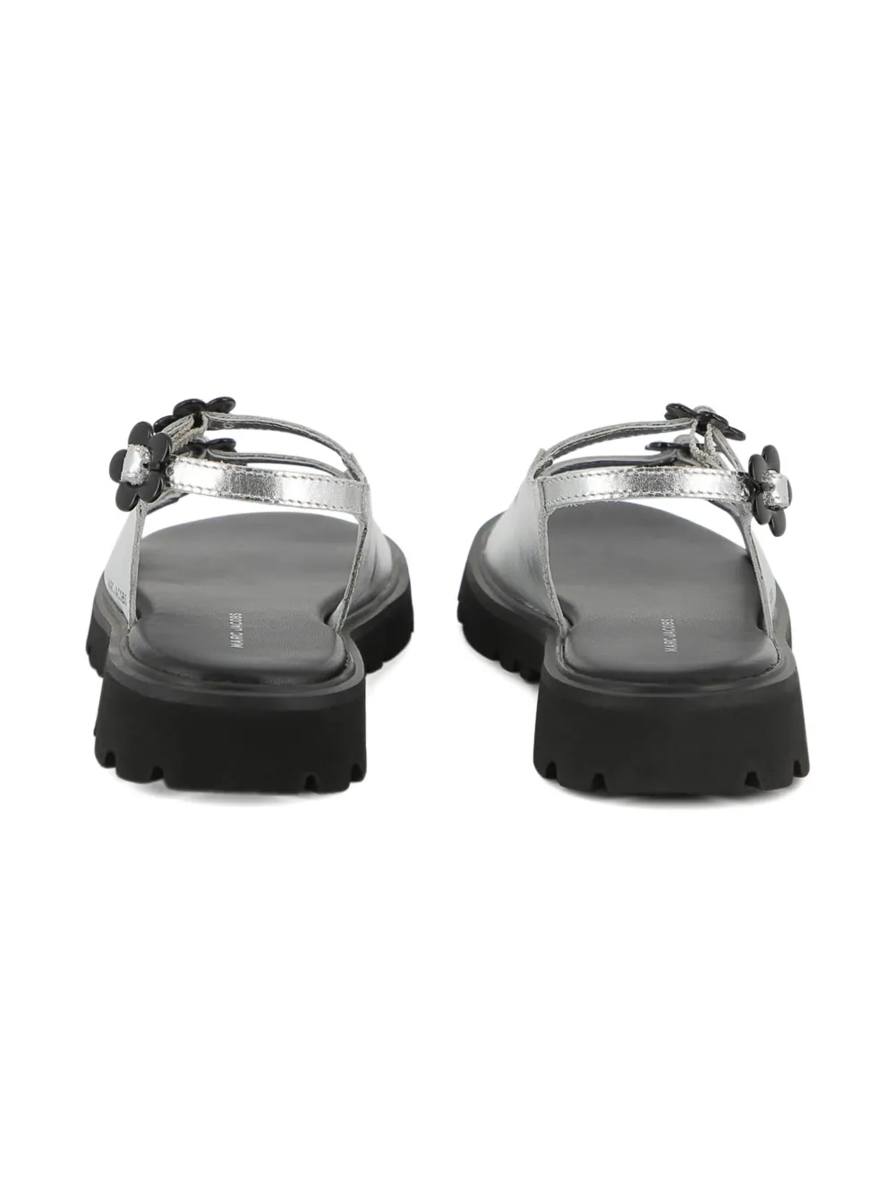 Marc Jacobs Kids Sandalen verfraaid met bloem Zilver