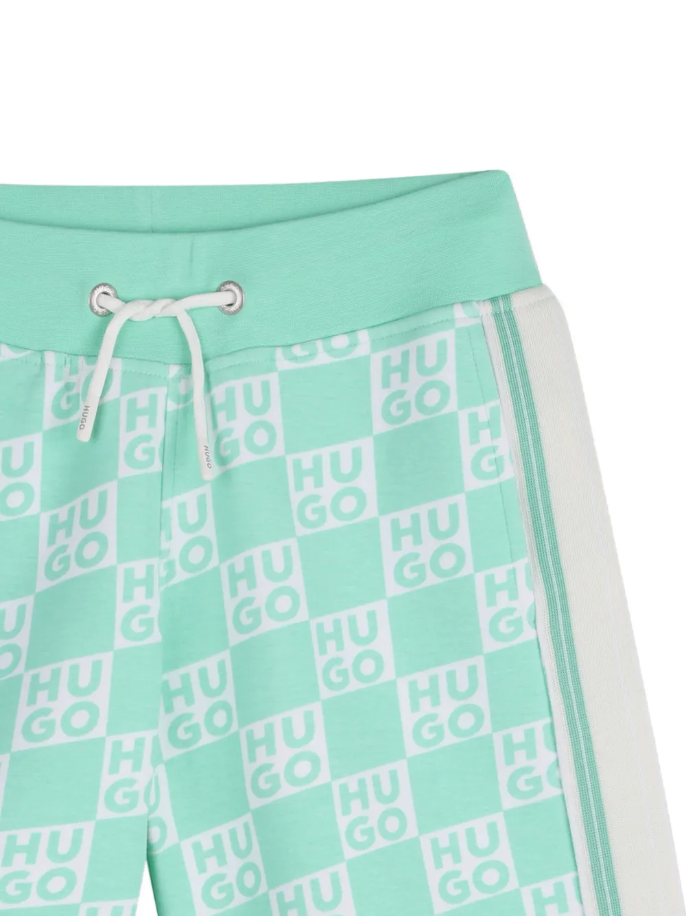 HUGO KIDS Shorts met trekkoord Groen