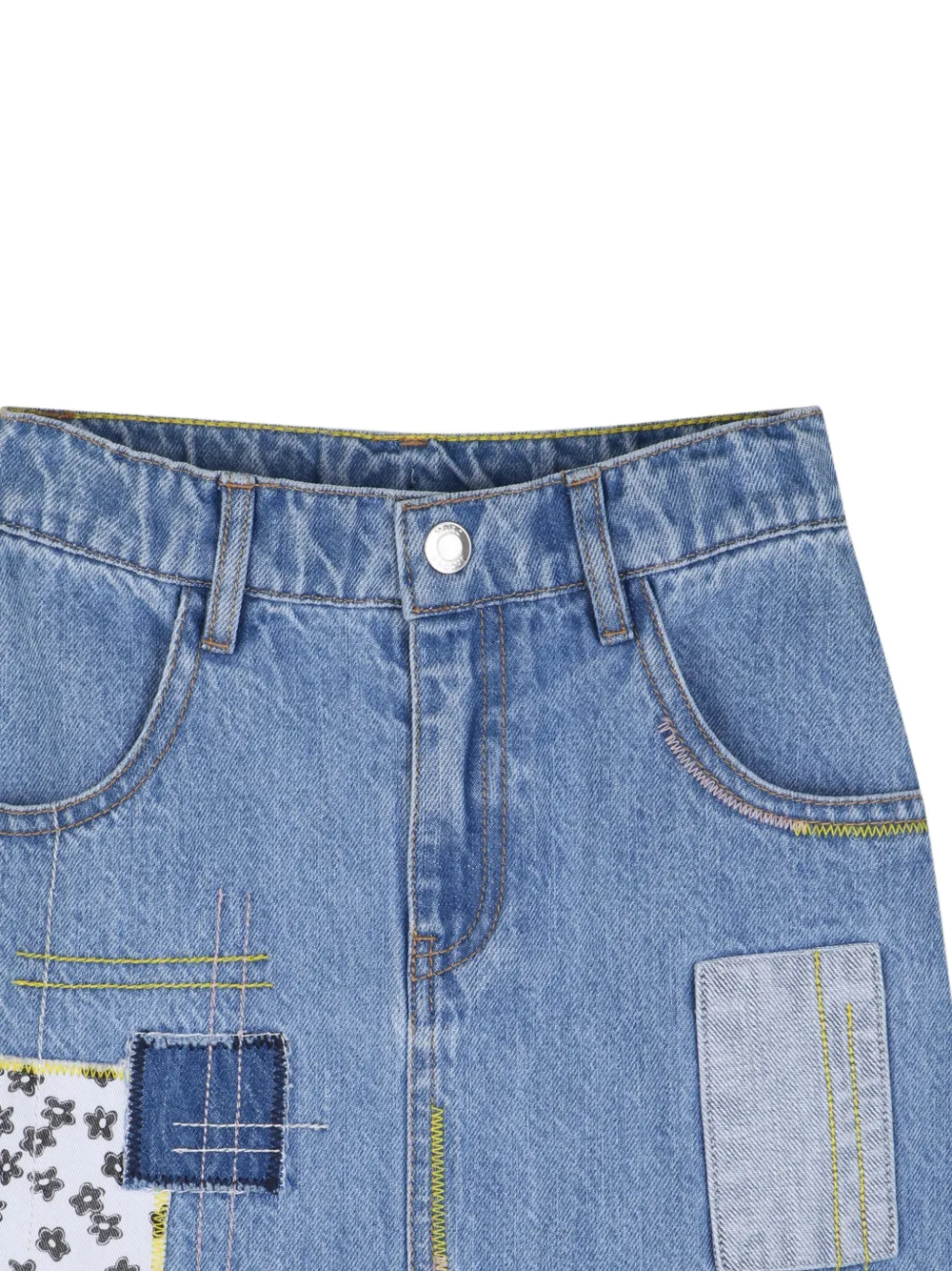 Marc Jacobs Kids Spijkerrok met knoopsluiting Blauw