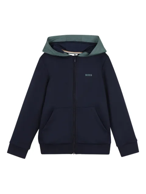 BOSS Kidswear hoodie con cierre