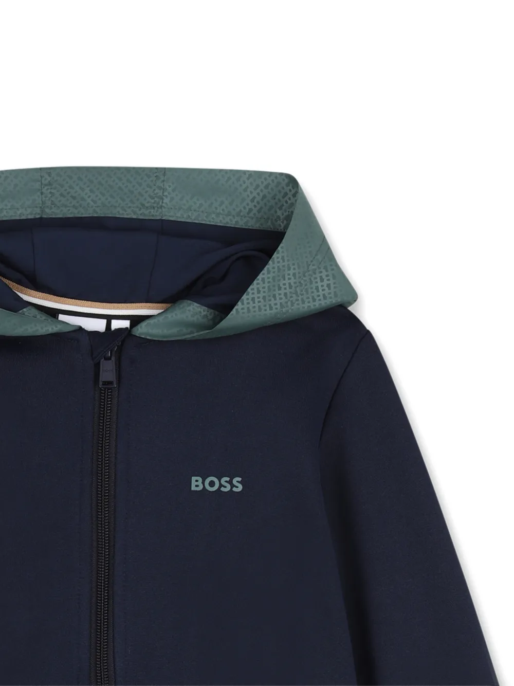  Boss Kidswear Zip Hoodie - Blue 