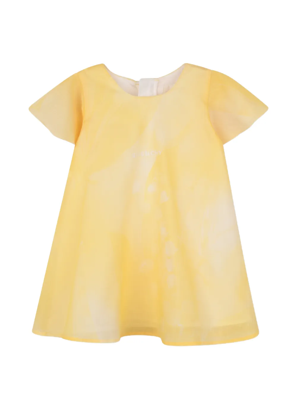 Givenchy Kids Abito a maniche corte - Giallo