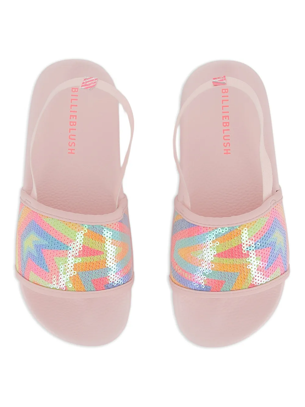 Billieblush Slippers met pailletten Roze