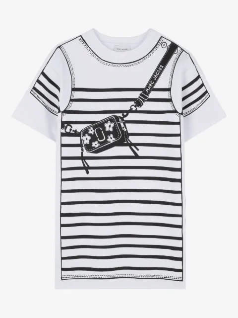 Marc Jacobs Kids vestido con motivo de rayas