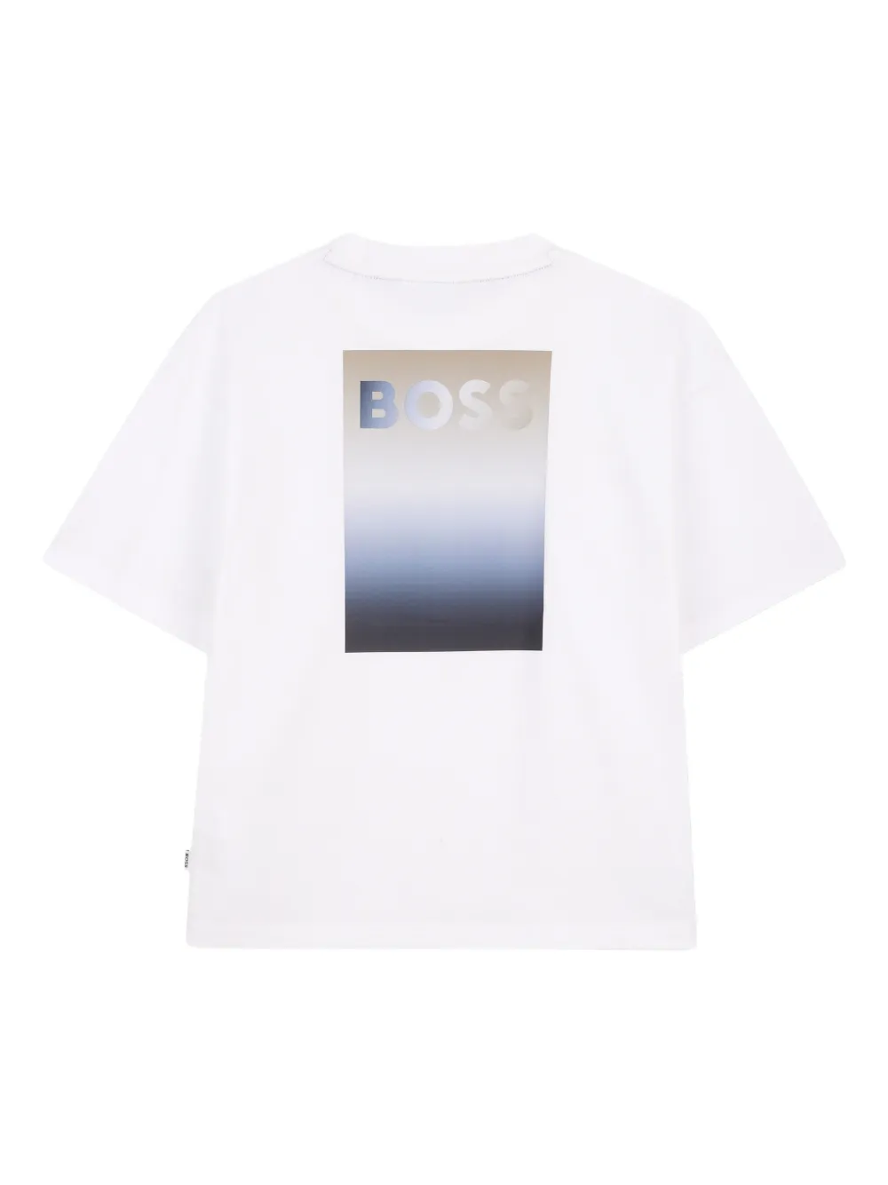 BOSS Kidswear T-shirt met logoprint Wit