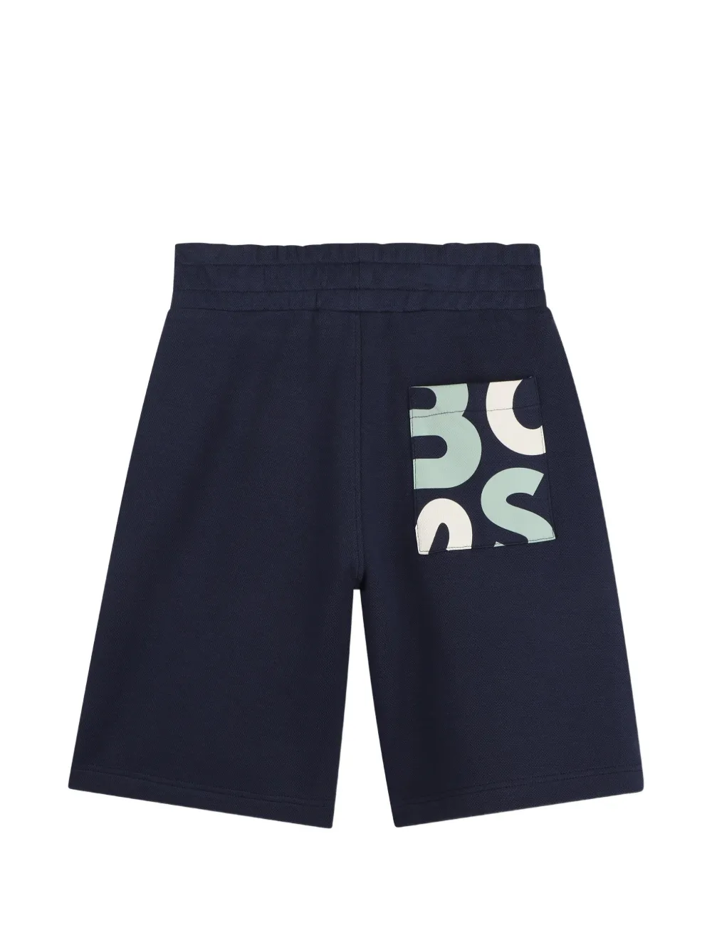  Boss Kidswear Logo-print Shorts - Blue 
