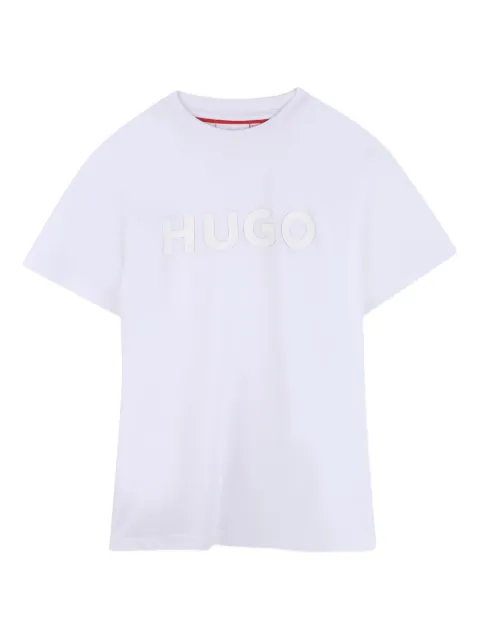 HUGO KIDS T-shirt med logodetalje