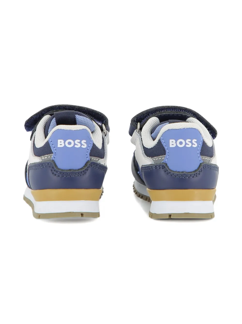 BOSS Kidswear Sneakers met vlakken Blauw