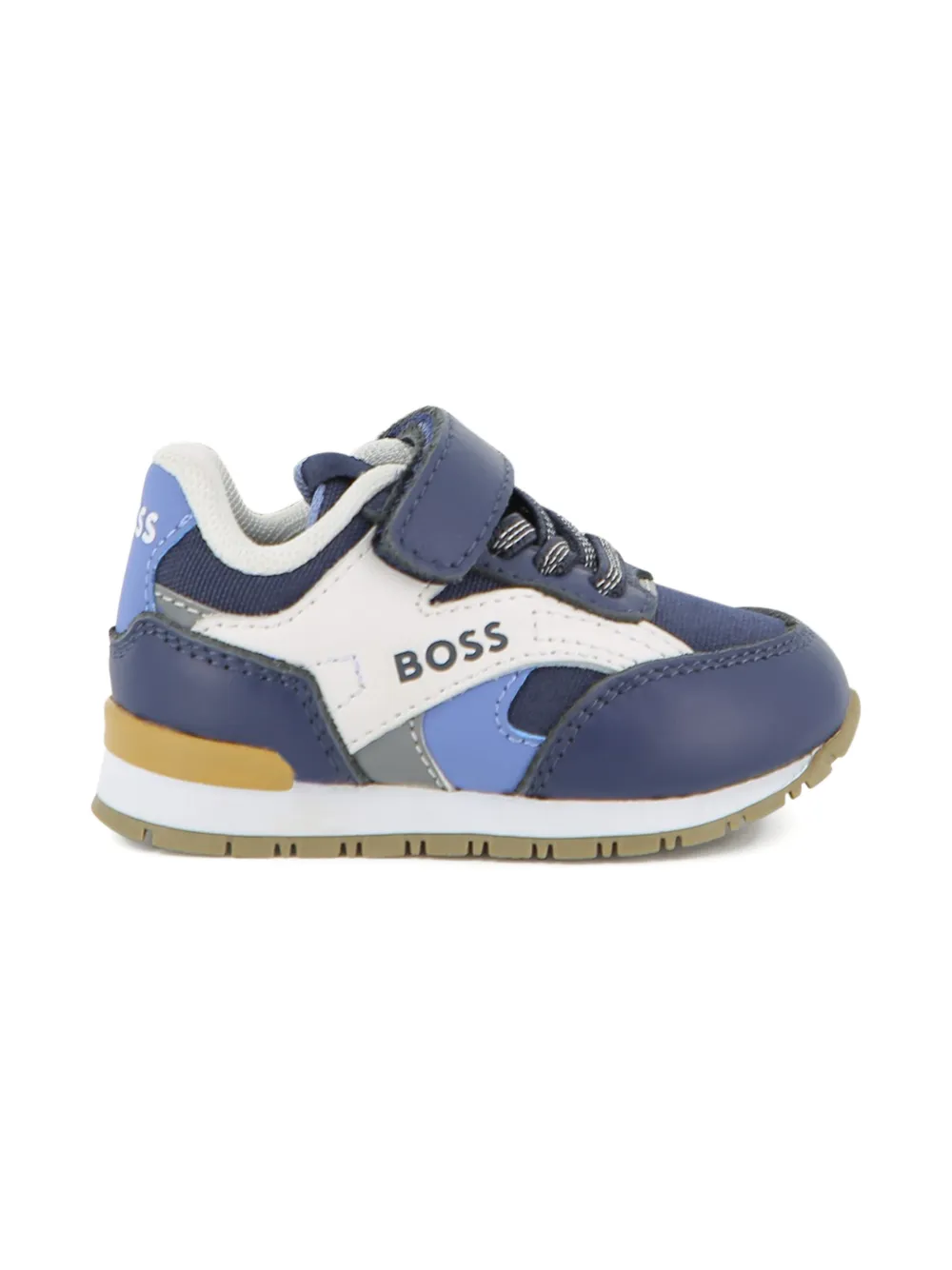 BOSS Kidswear Sneakers met vlakken Blauw