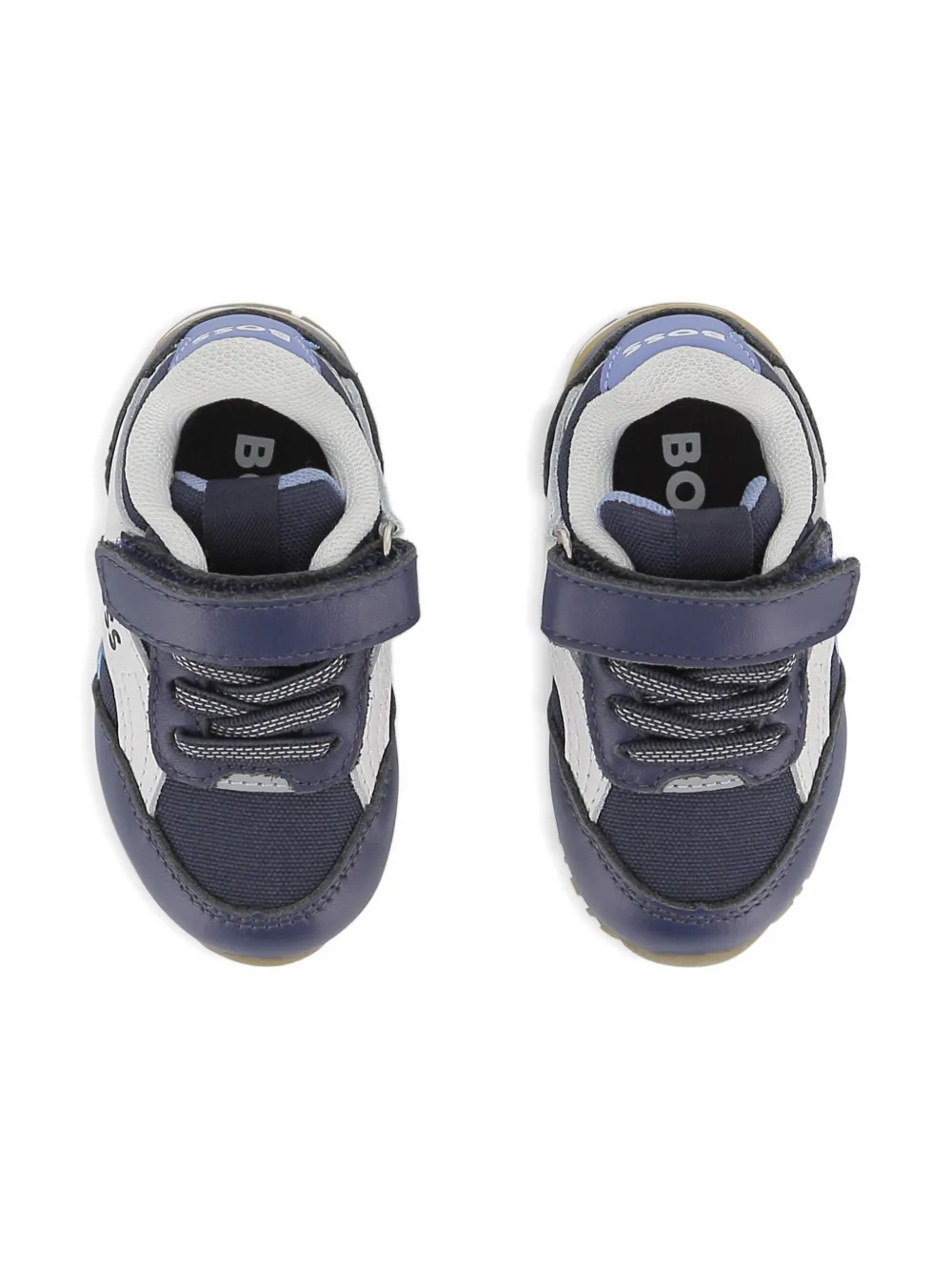 BOSS Kidswear Sneakers met vlakken Blauw