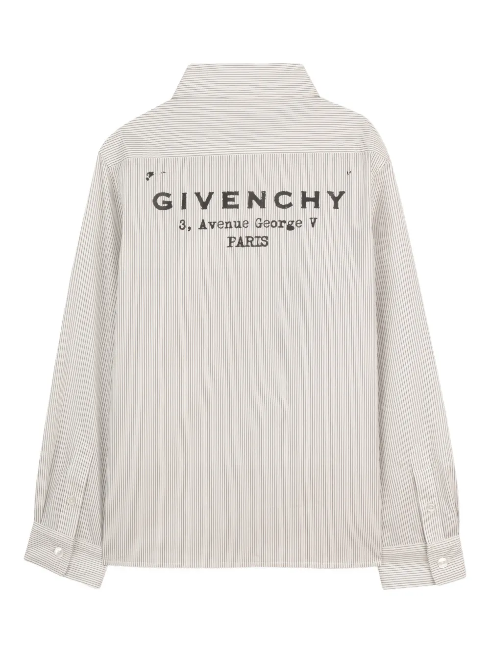 Givenchy Kids Gestreept shirt Beige
