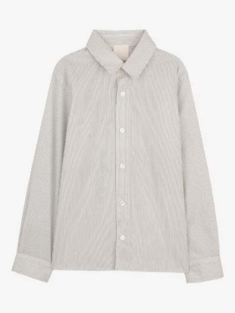 Givenchy Kids camisa manga larga con rayas estampadas