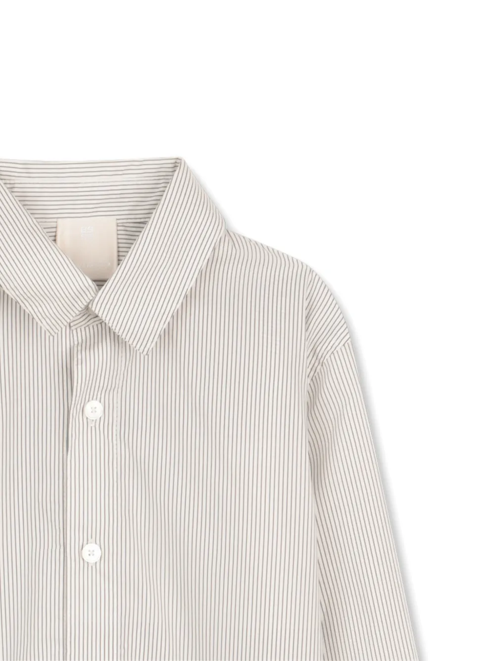 Givenchy Kids Gestreept shirt Beige