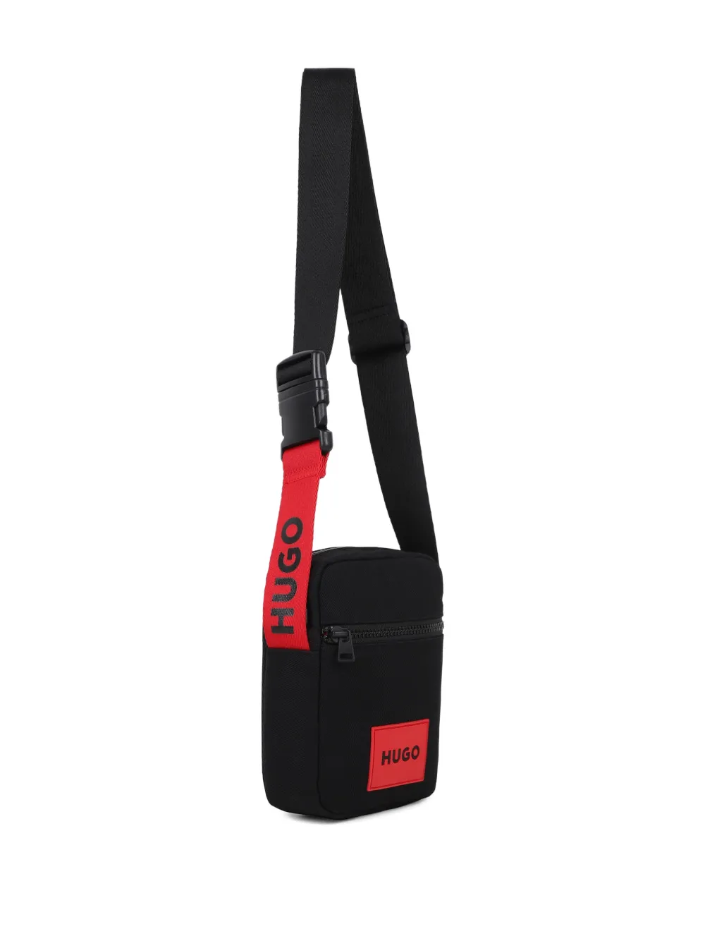 HUGO KIDS Crossbodytas met logopatch Zwart