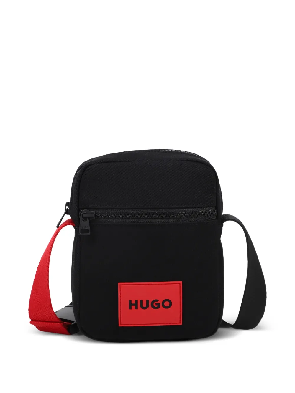 HUGO KIDS Borsa a tracolla con logo - Nero