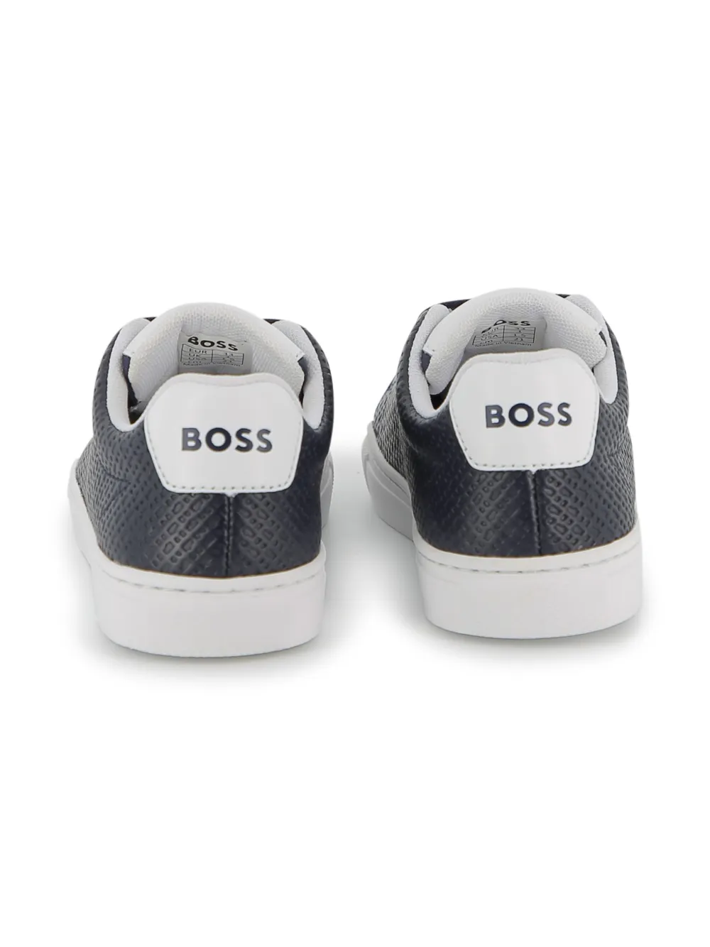 BOSS Kidswear Sneakers met textuur Blauw