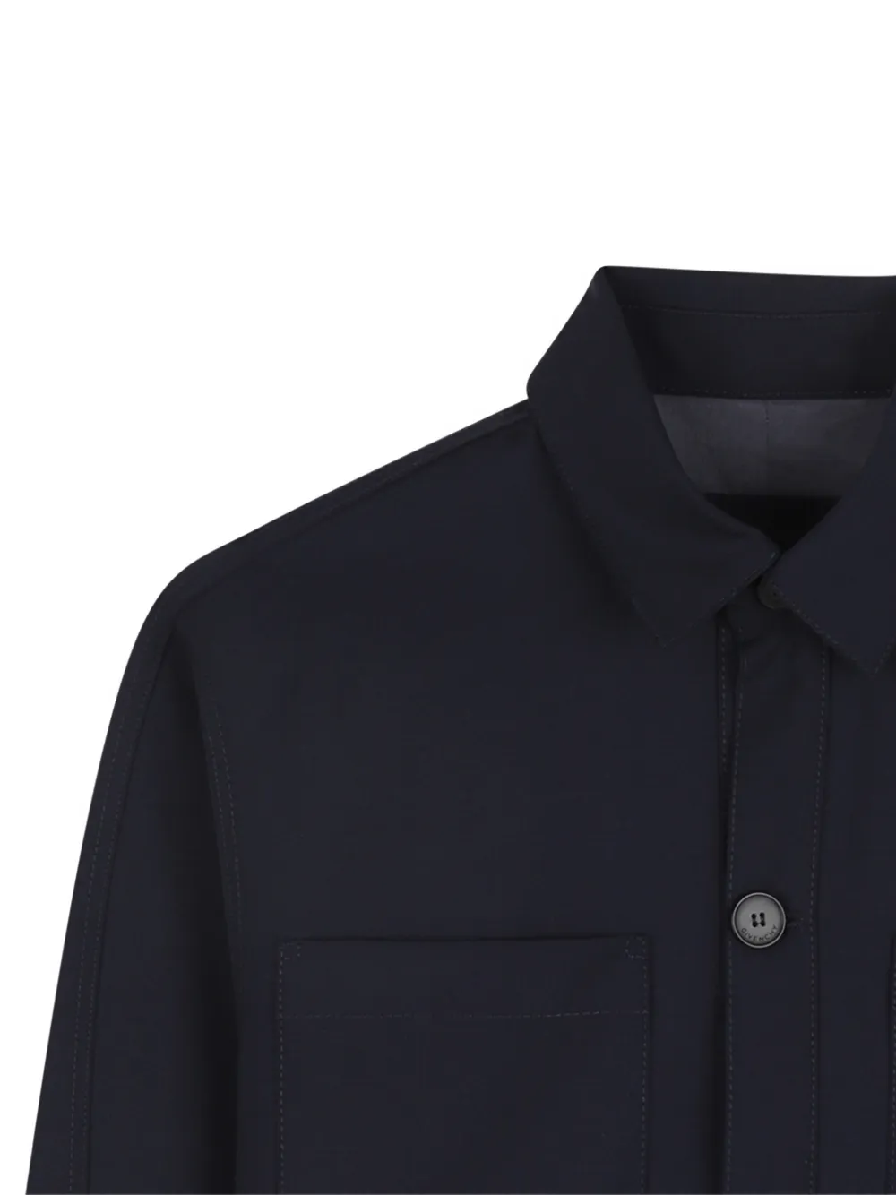  Givenchy Kids Buttoned Pocket Suit Jacket - Blue 