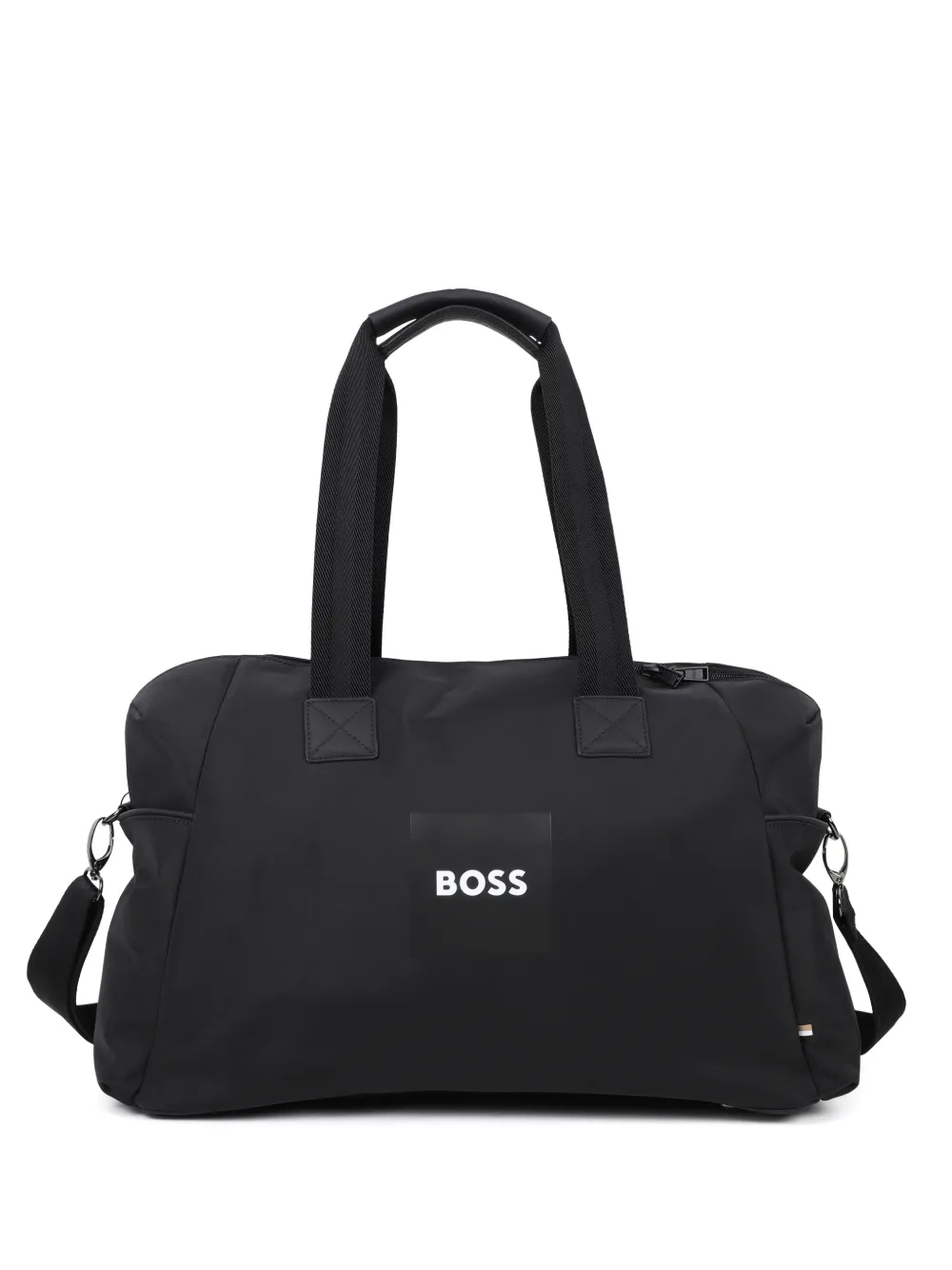 BOSS Kidswear top handle diaper bag - Nero