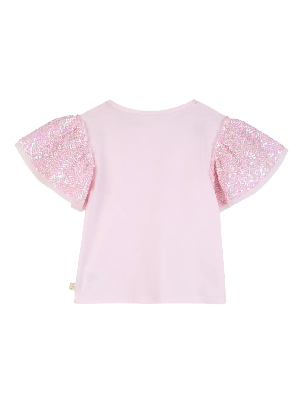 Sequin-Sleeve T-Shirt