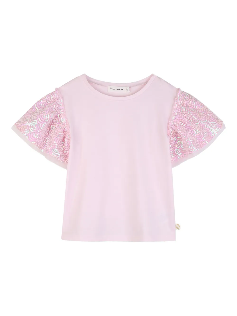 Billieblush T-shirt con paillettes - Rosa