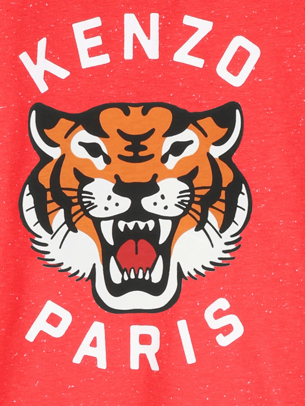 Kenzo Kids T-shirt met tijgerprint Rood