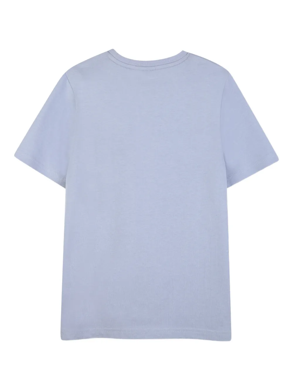 BOSS Kidswear T-shirt met logoprint en korte mouwen Blauw