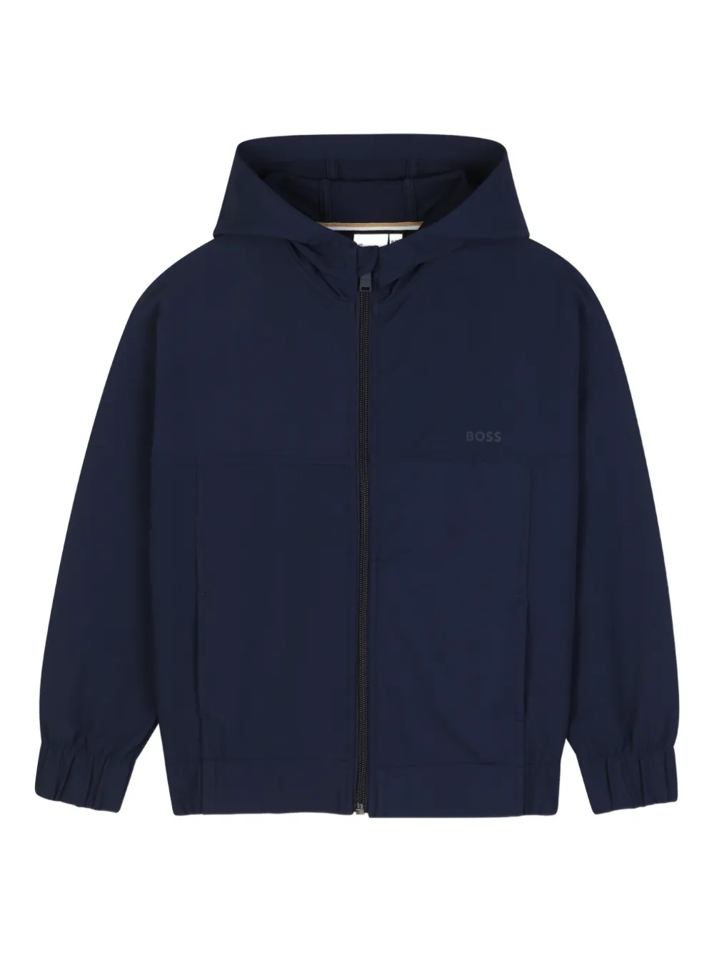 BOSS Kidswear Felpa con cappuccio e zip - Blu