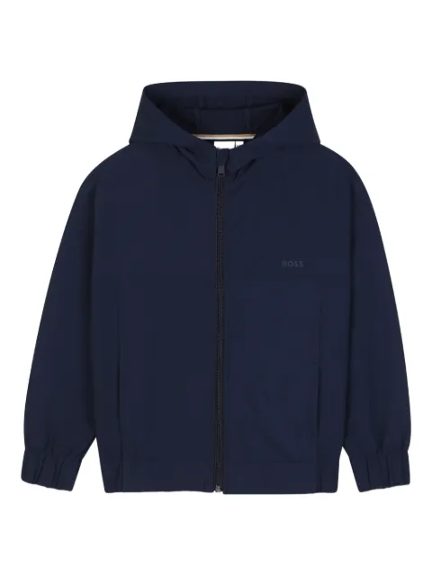 BOSS Kidswear Felpa con cappuccio e zip