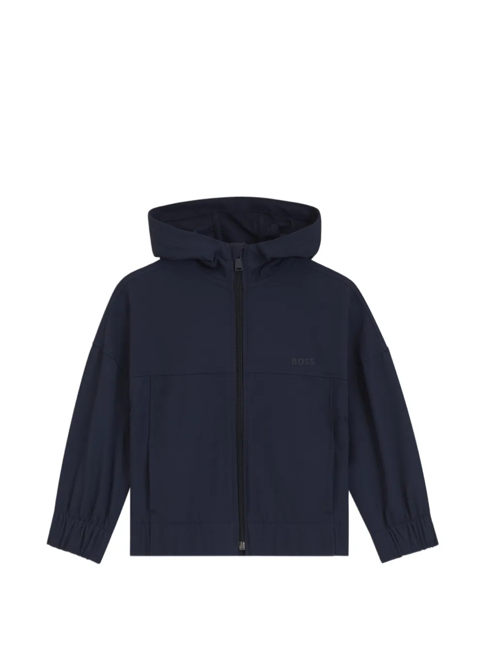 BOSS Kidswear Hoodie met rits Blauw