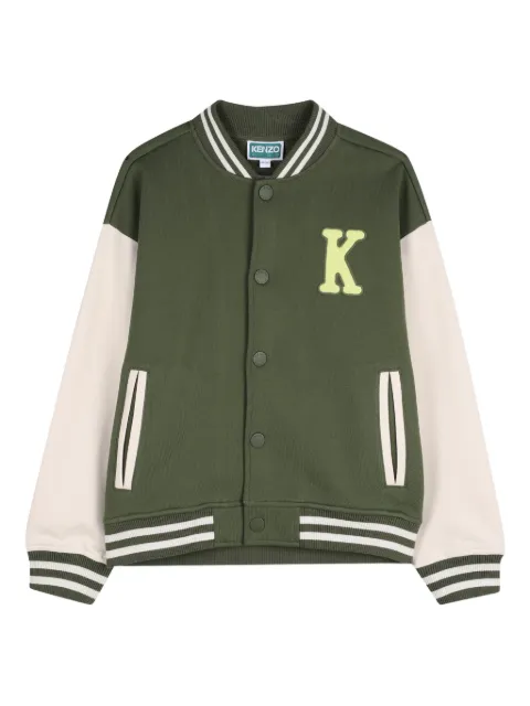 Kenzo Kids cárdigan con dobladillo de rayas