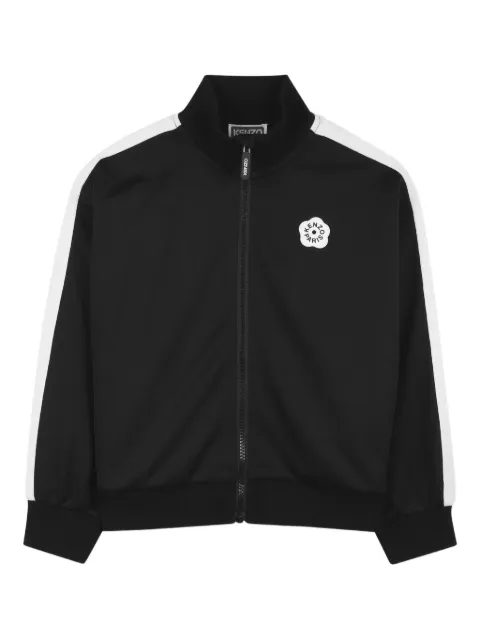 Kenzo Kids 로고 디테일 사이드 스트라이프 스웨트셔츠