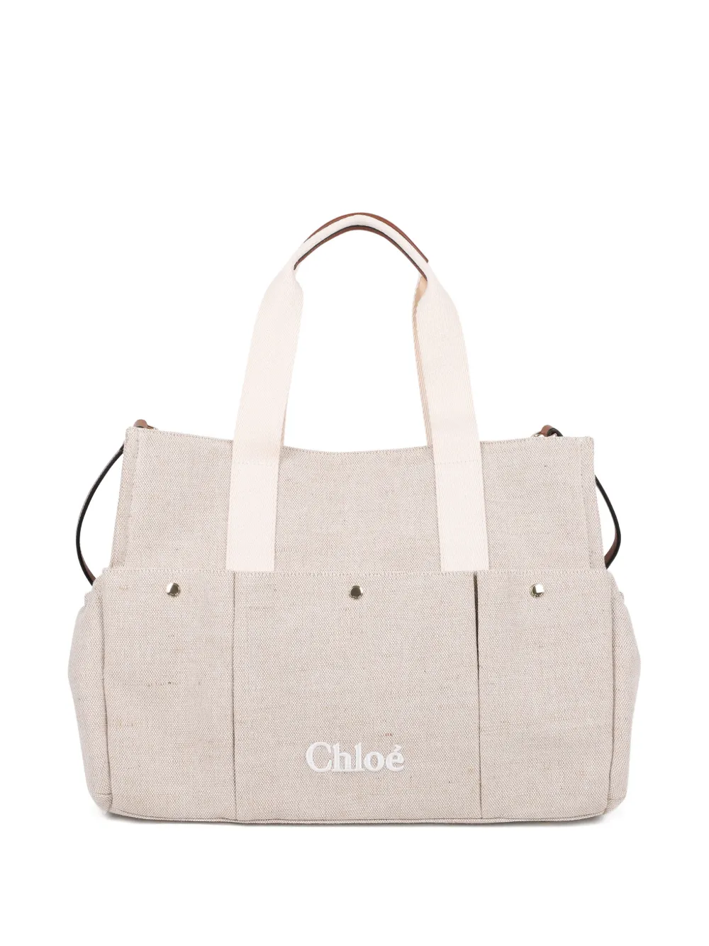 Chloé Kids Borsa fasciatoio con stampa - Toni neutri