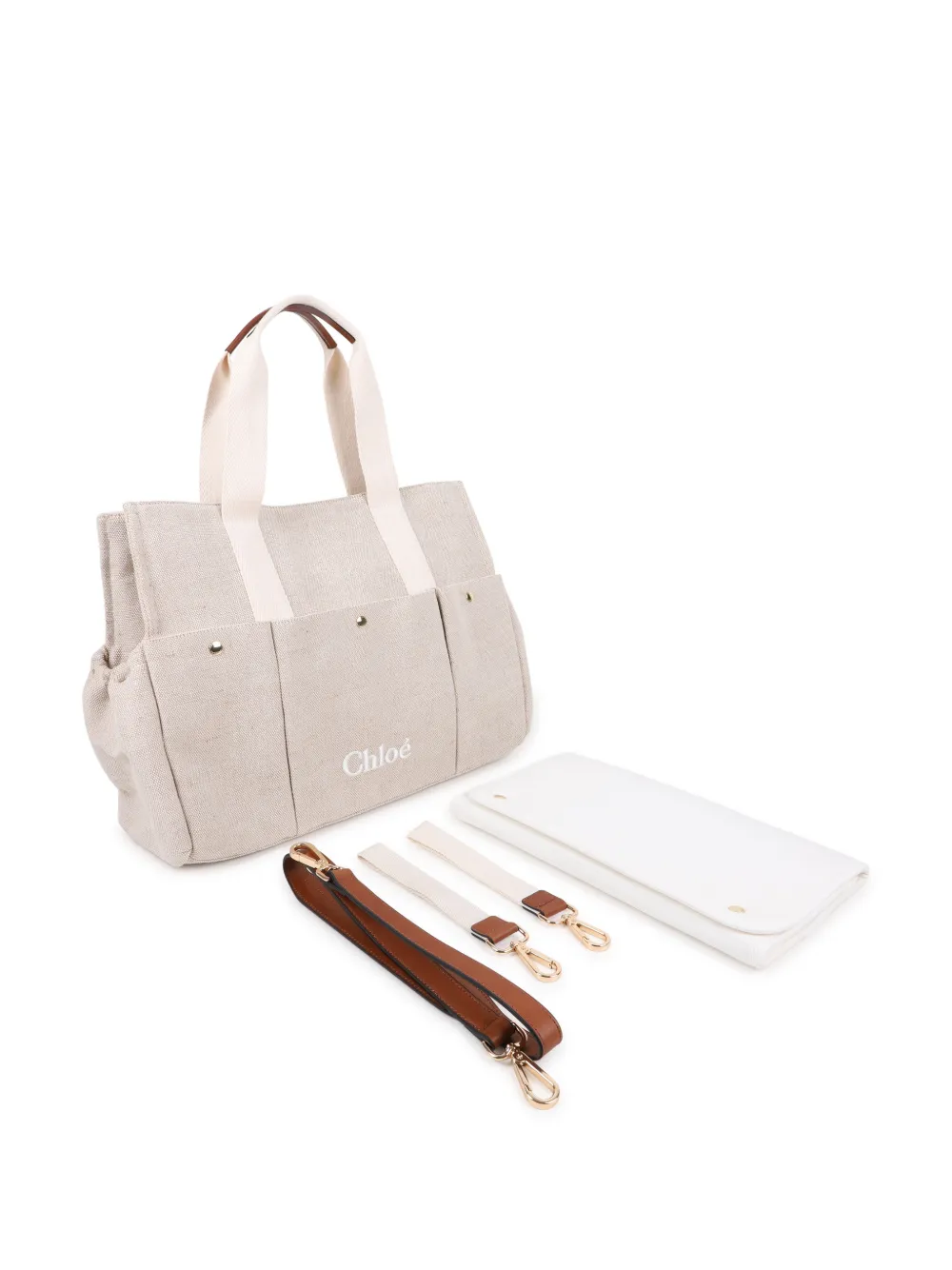 Logo-Print Changing Bag