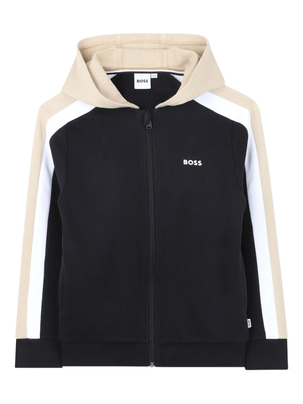  Boss Kidswear Colour-block Tracksuit Set - Black 
