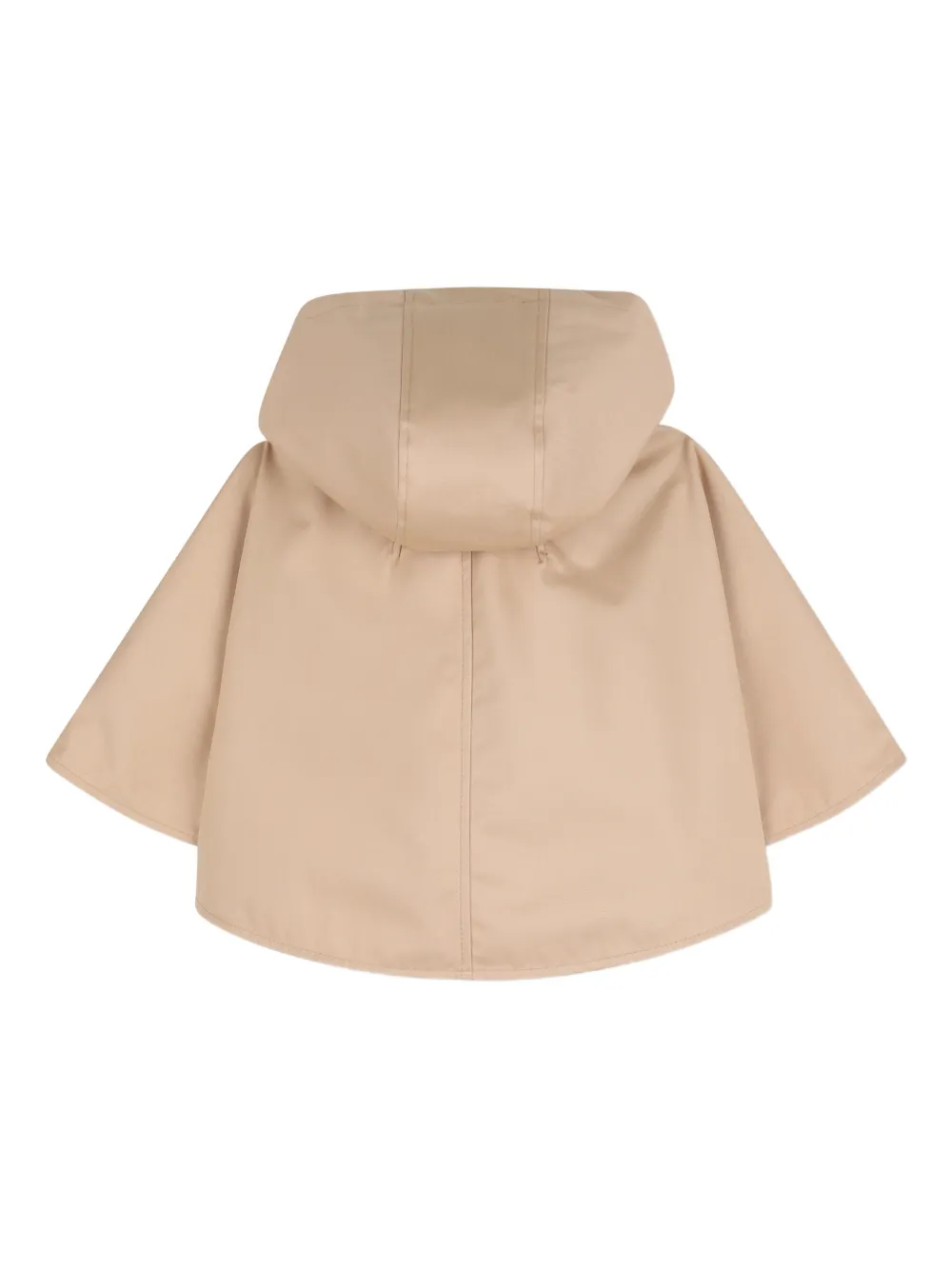 Chloé Kids Korte trenchcoat met capuchon Beige