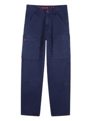 Misha & Puff corduroy-texture Trousers | Blue | FARFETCH ZA