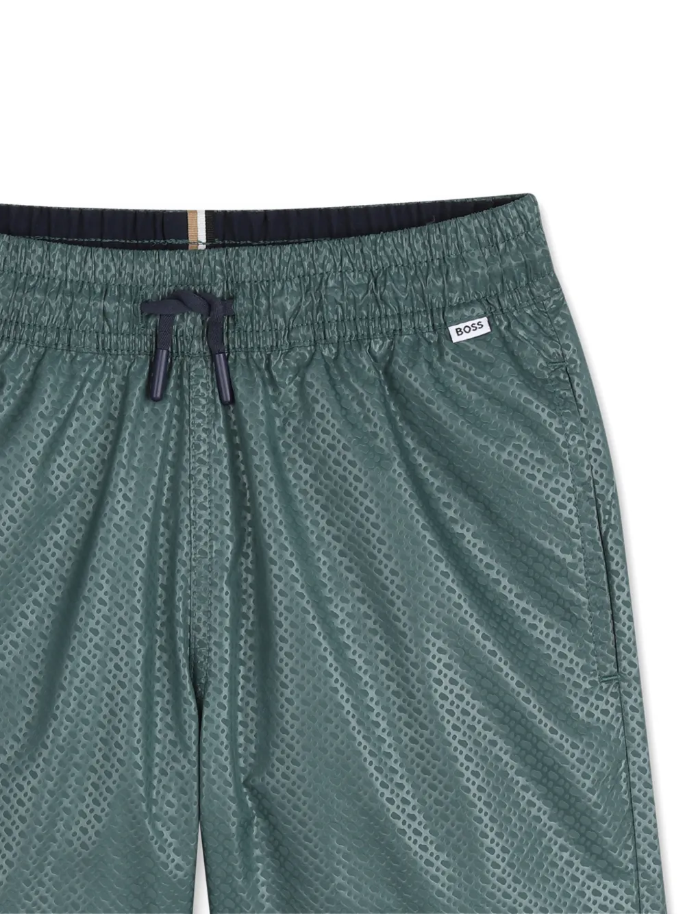 BOSS Kidswear Zwembroek met trekkoord Groen