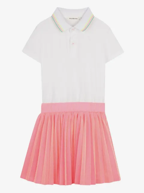 Billieblush robe évasée à col polo