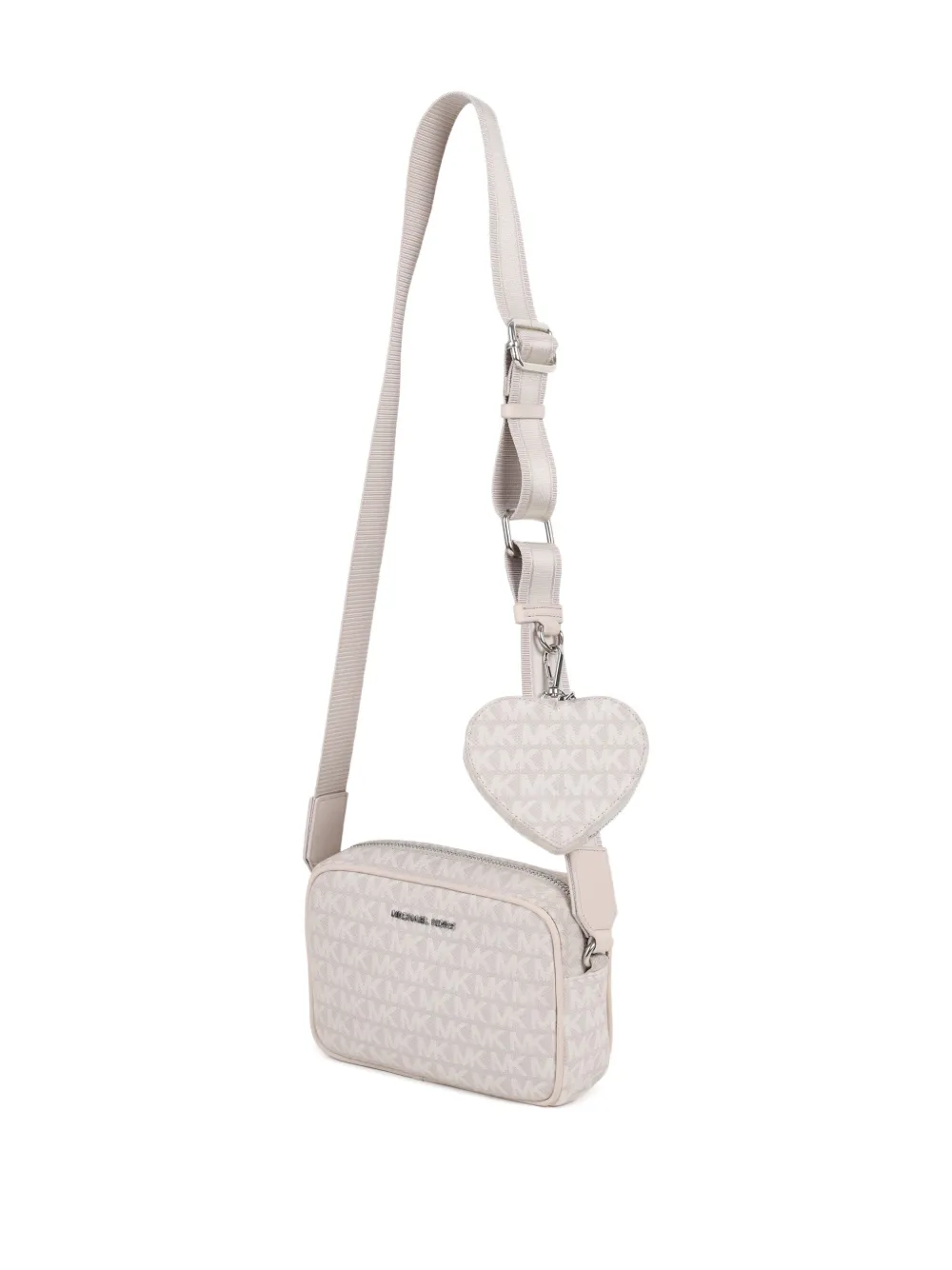 Michael Kors Kids Schoudertas met monogram-print Beige