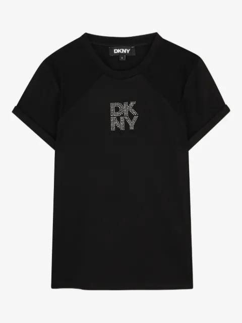 Dkny Kids playera con aplique del logo