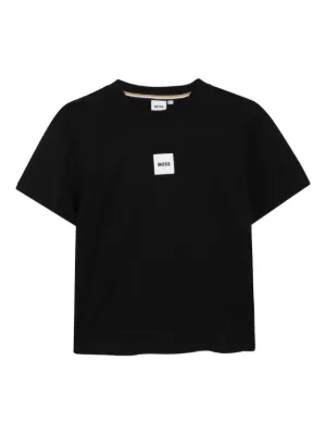 Comme Des Garçons Play Kids Chest Logo Patch T-shirt | Black