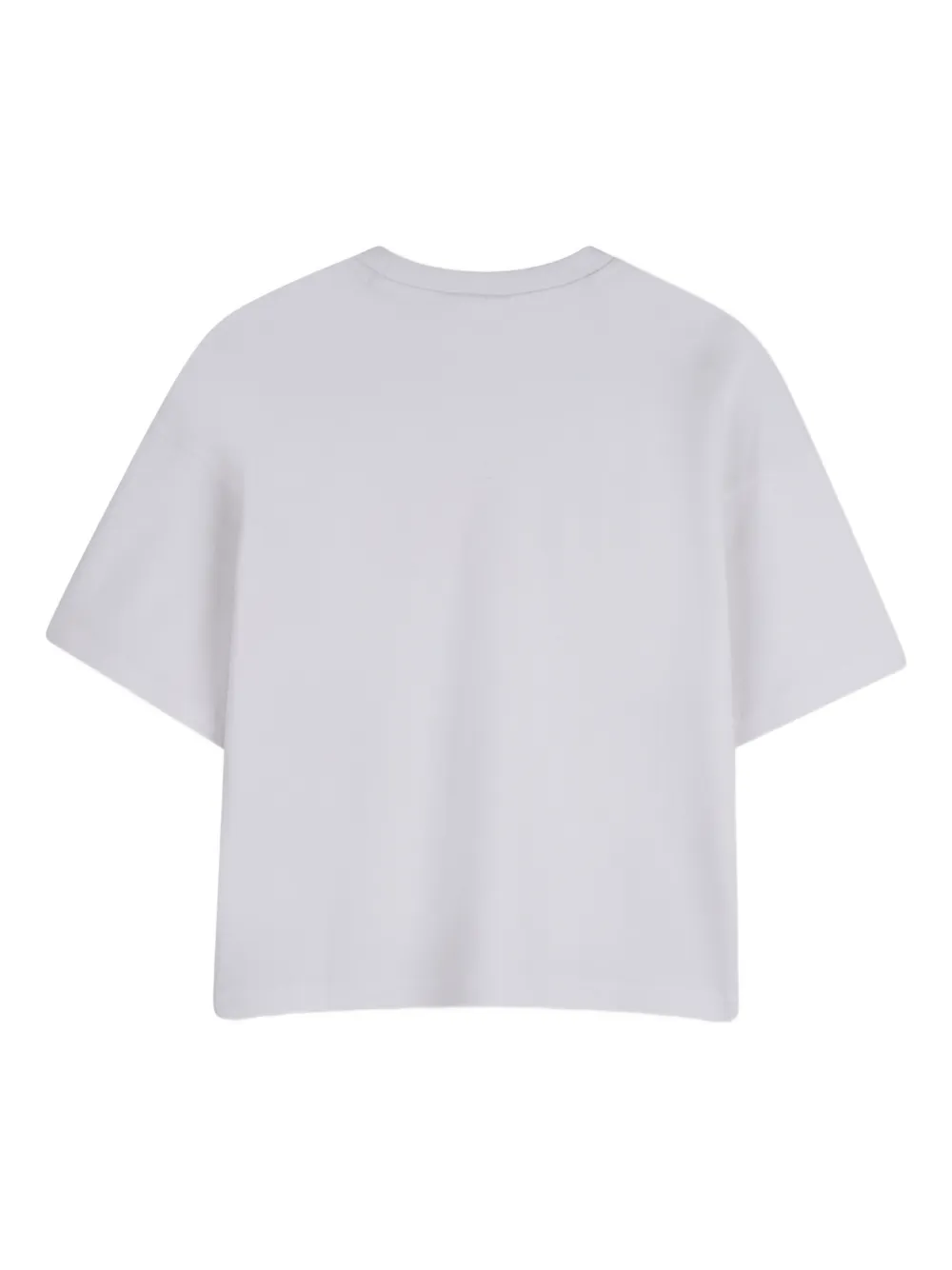 HUGO KIDS T-shirt met hartprint en korte mouwen Wit