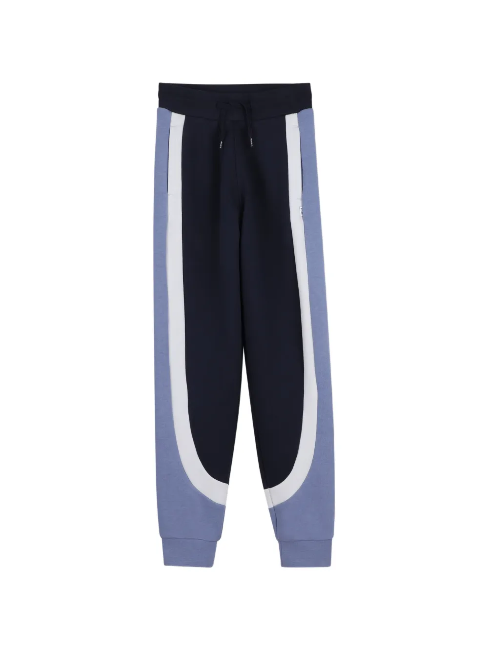 BOSS Kidswear Twee trainingspakken met capuchon en streepdetail Blauw
