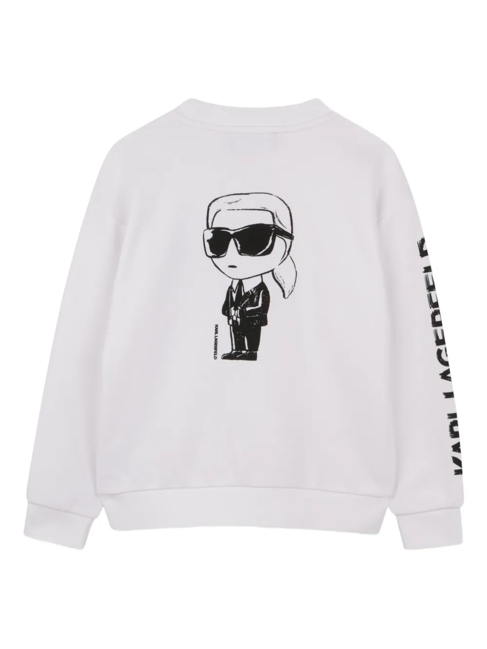 Karl Lagerfeld Kids Sweater met print Wit