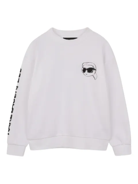 Karl Lagerfeld Kids sudadera estampada