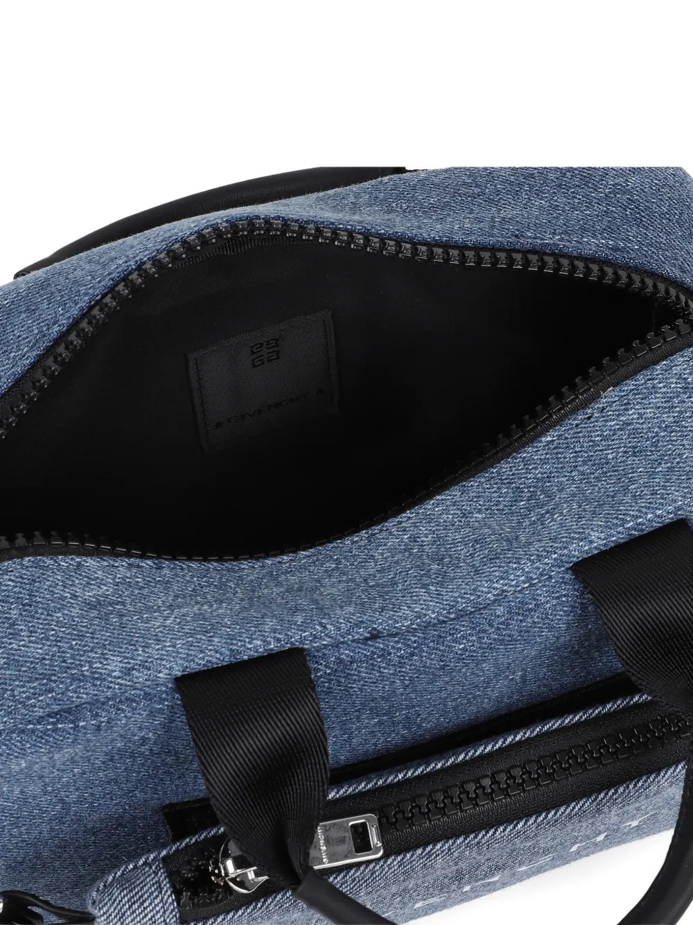 Givenchy Kids denim shoulder bag - Blauw