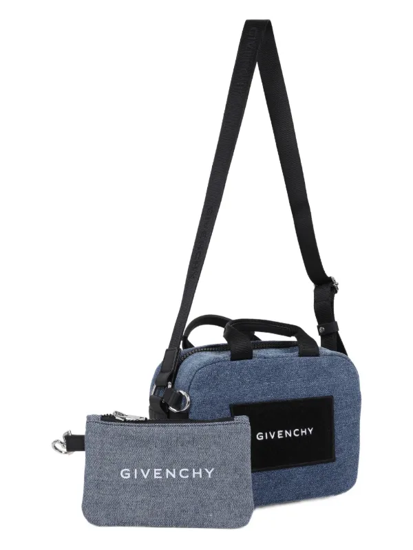 Givenchy Kids Denim Shoulder Bag | Blue | FARFETCH