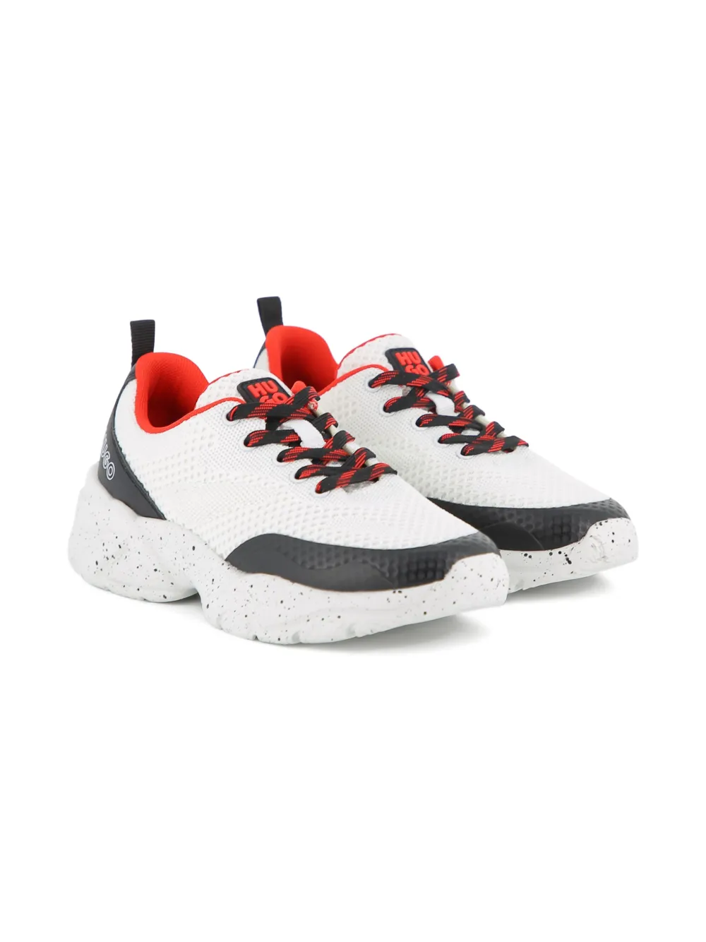 HUGO KIDS Sneakers con lacci - Bianco