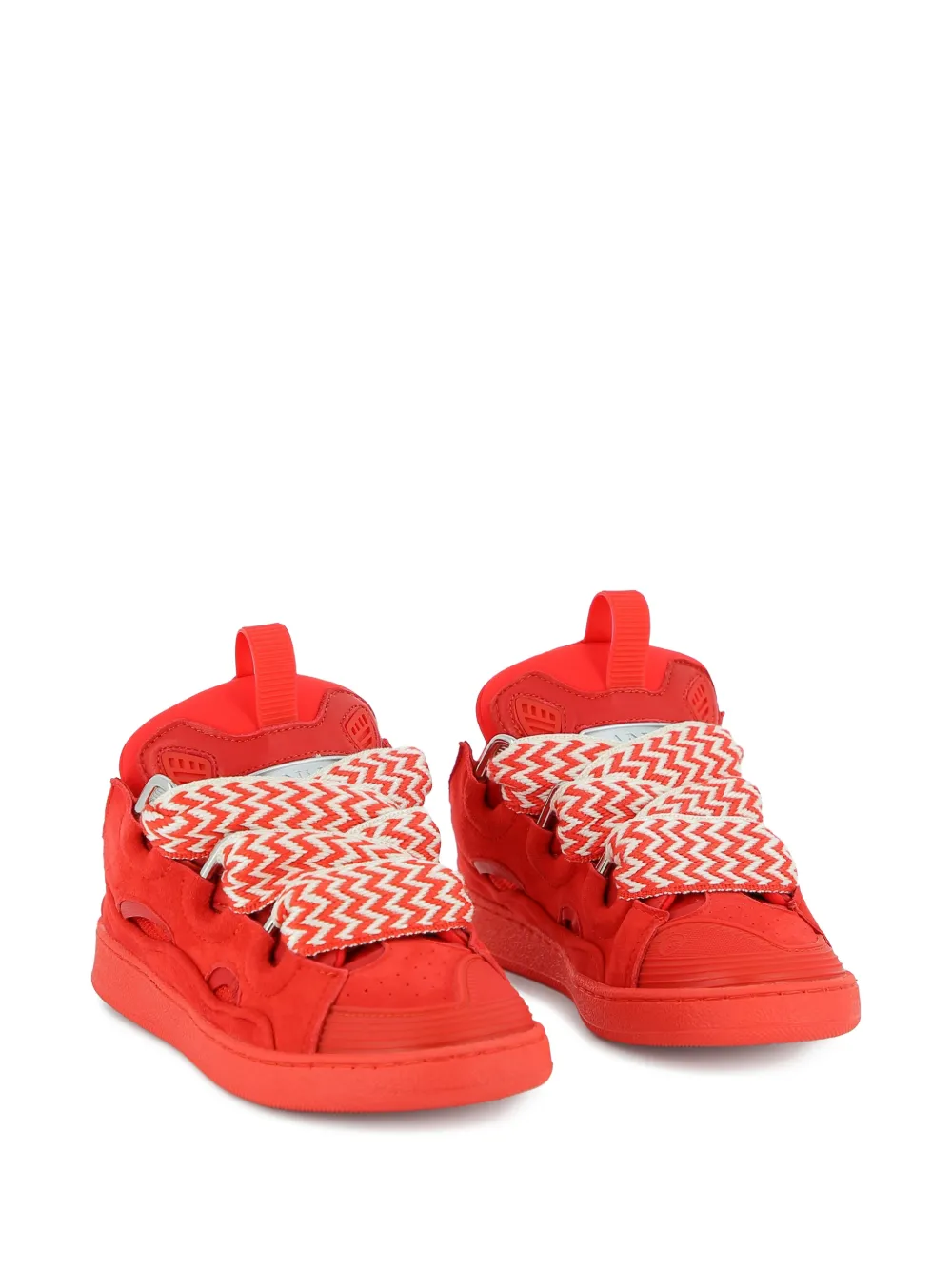 Lanvin Enfant Sneakers met patroon Rood