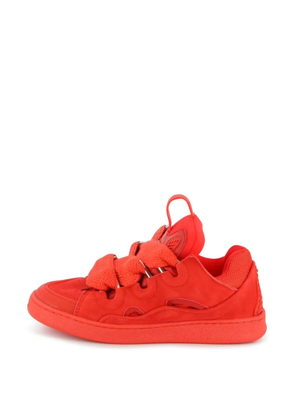 Patterned Lace-Up Sneakers